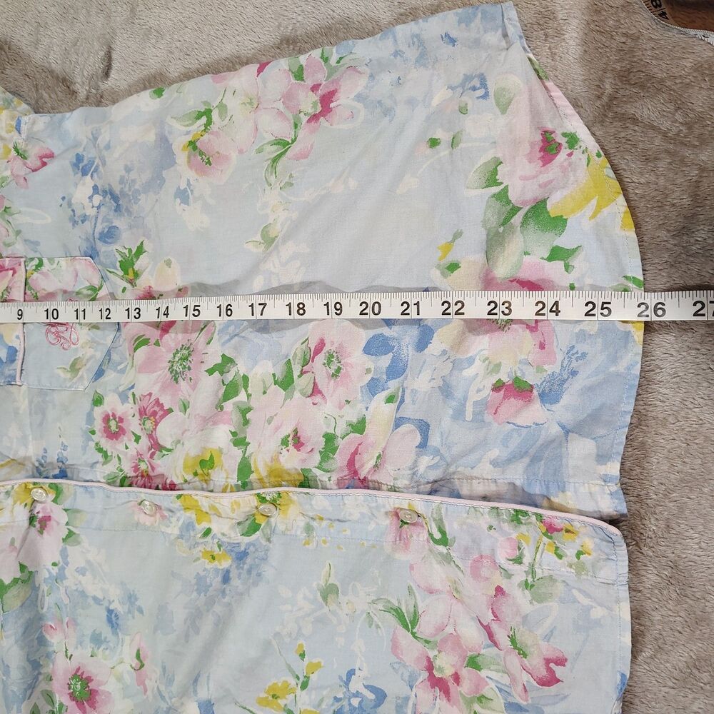 Lauren Ralph Lauren Floral Pajama Set Romantic Sleepwear XL L Cottagecore Soft - Picture 7 of 13